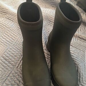 Merry People Black Rain Ankle Boots